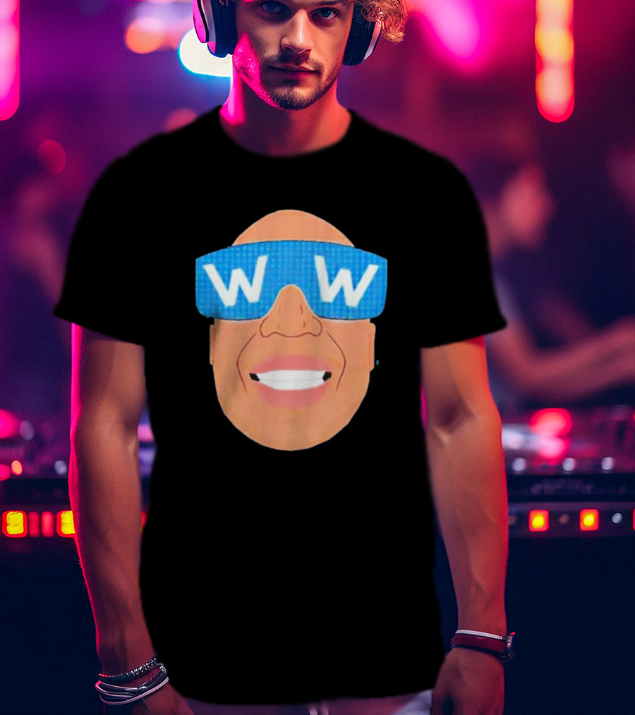 W Glasses Smiling Face With Tyler Lockett T-Shirt
