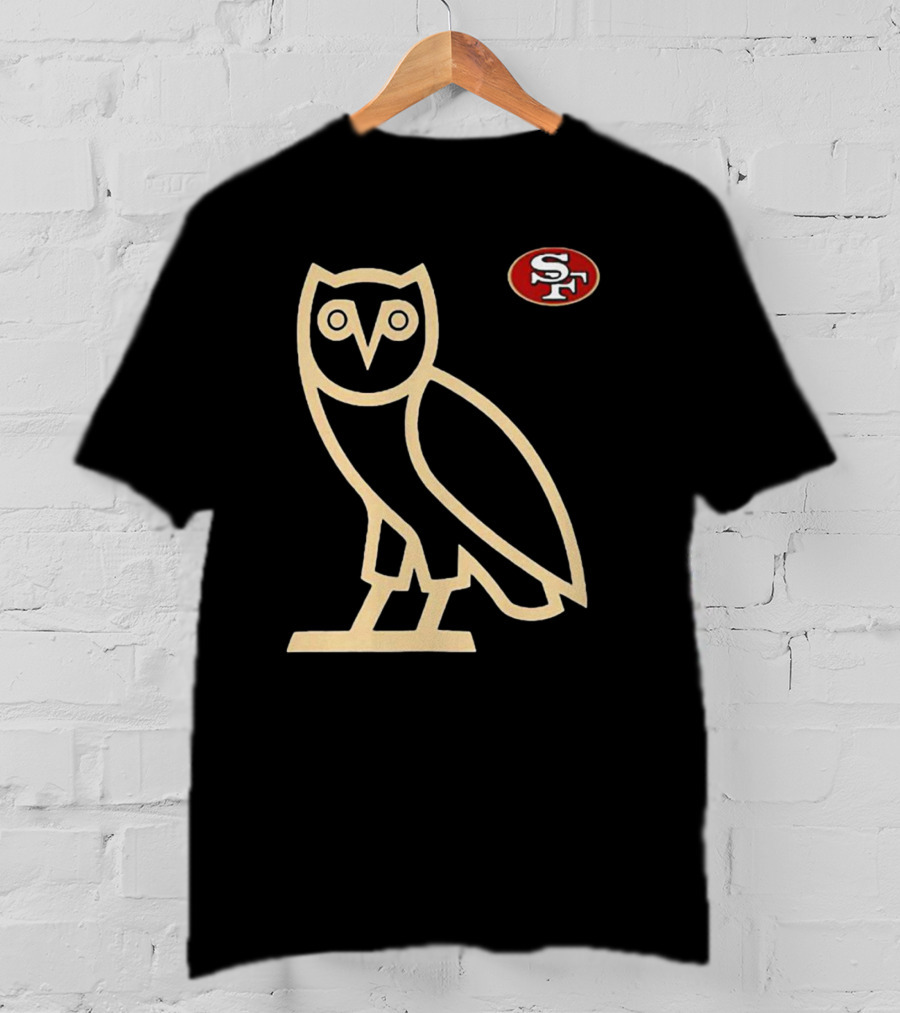 San Francisco 49ers SF Ovo Owl Scarlet T-Shirt