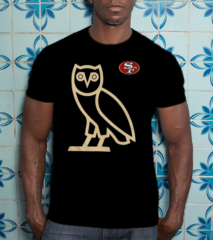 San Francisco 49ers SF Ovo Owl Scarlet T-Shirt