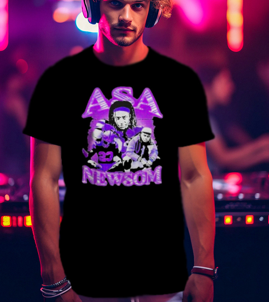 ASA Newsom Vintage Lightweight 23 Football T-Shirt