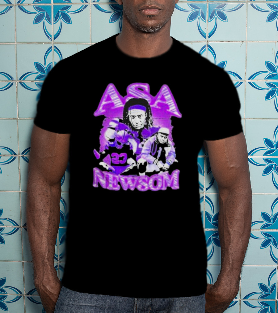 ASA Newsom Vintage Lightweight 23 Football T-Shirt