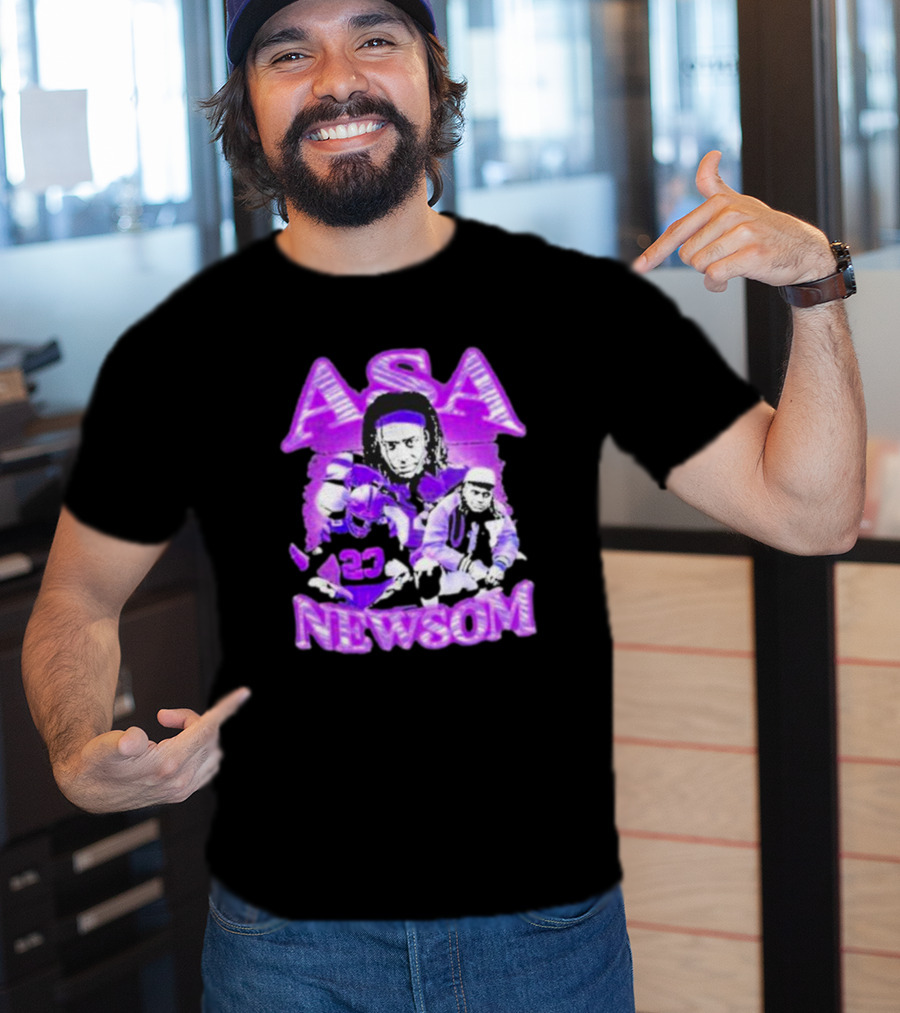 ASA Newsom Vintage Lightweight 23 Football T-Shirt
