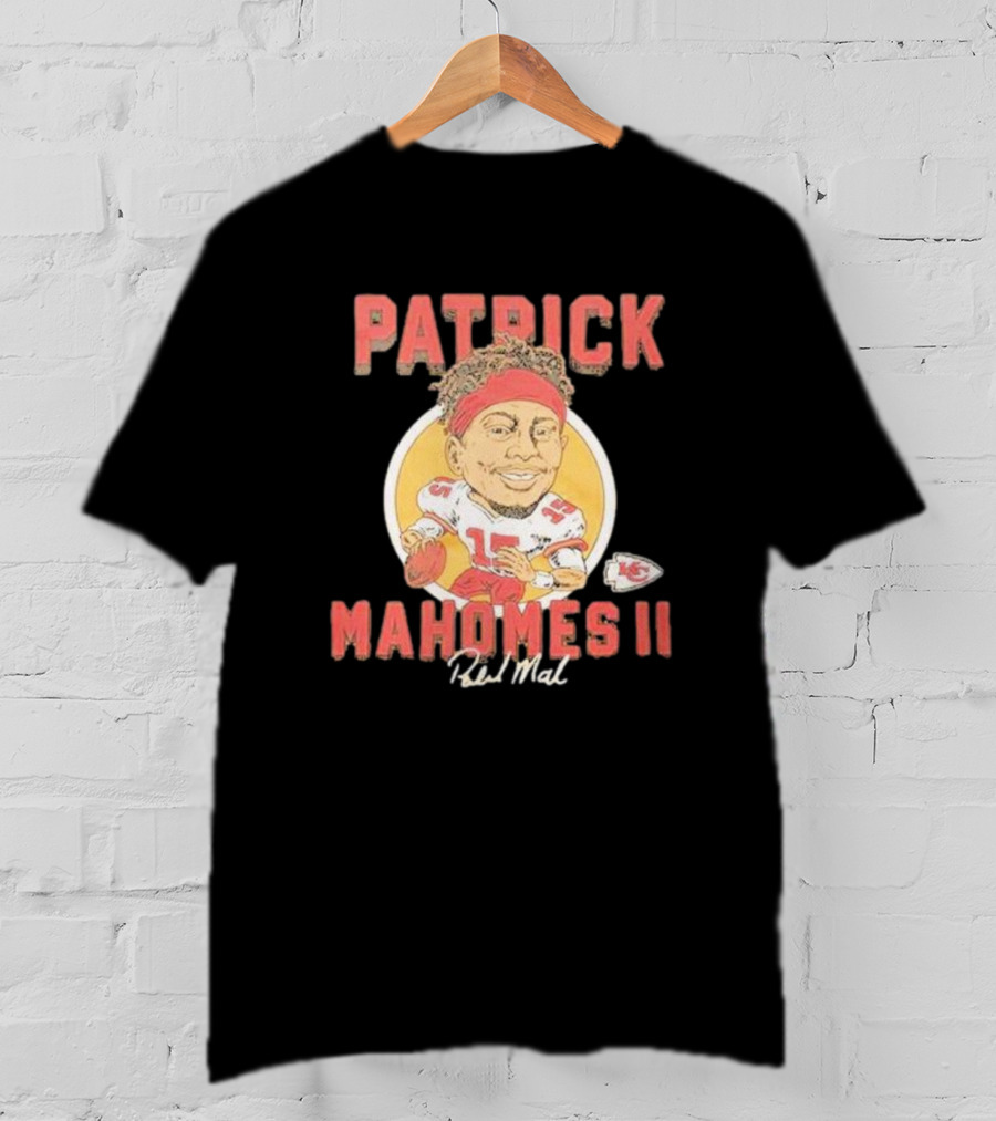 Patrick Mahomes II Red Mal Chiefs Signature T-Shirt