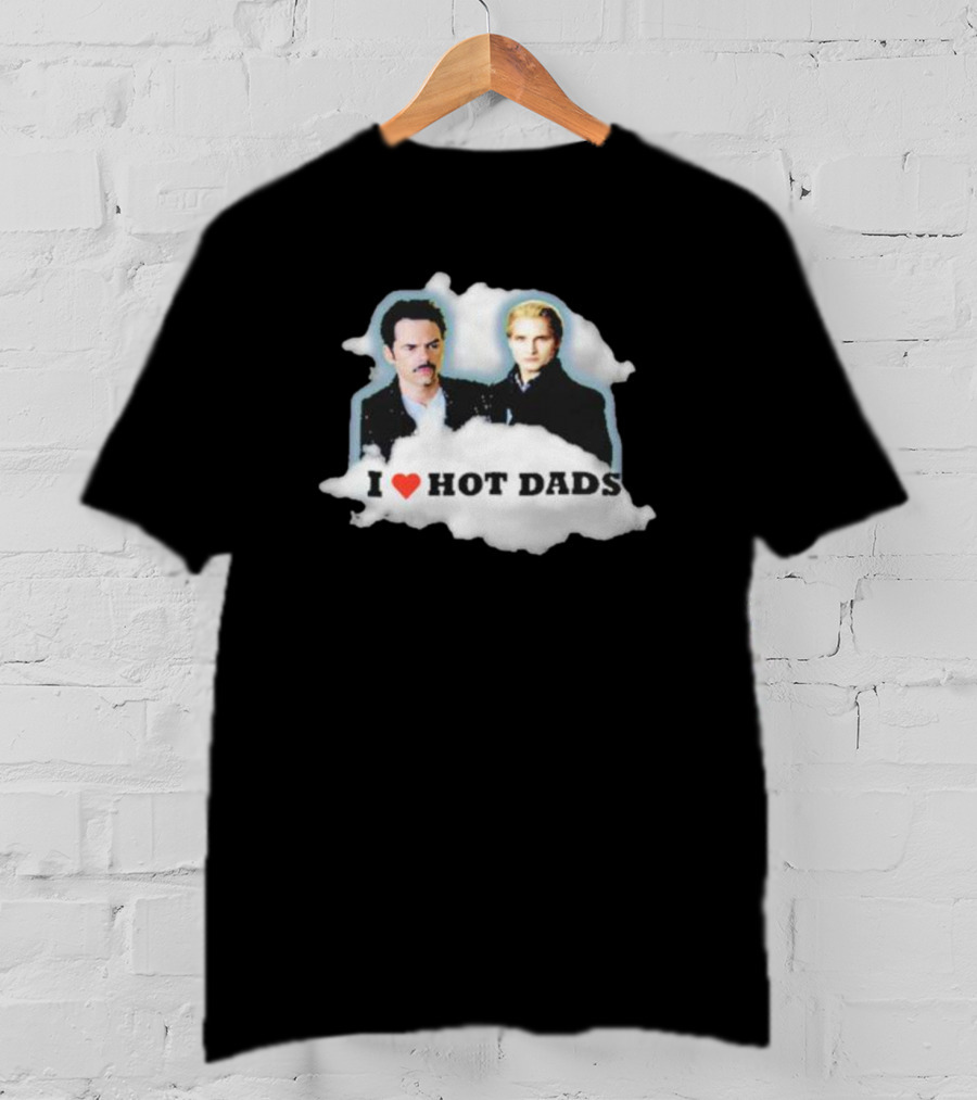 I Heart Hot Dads With Actors In Suits T-Shirt