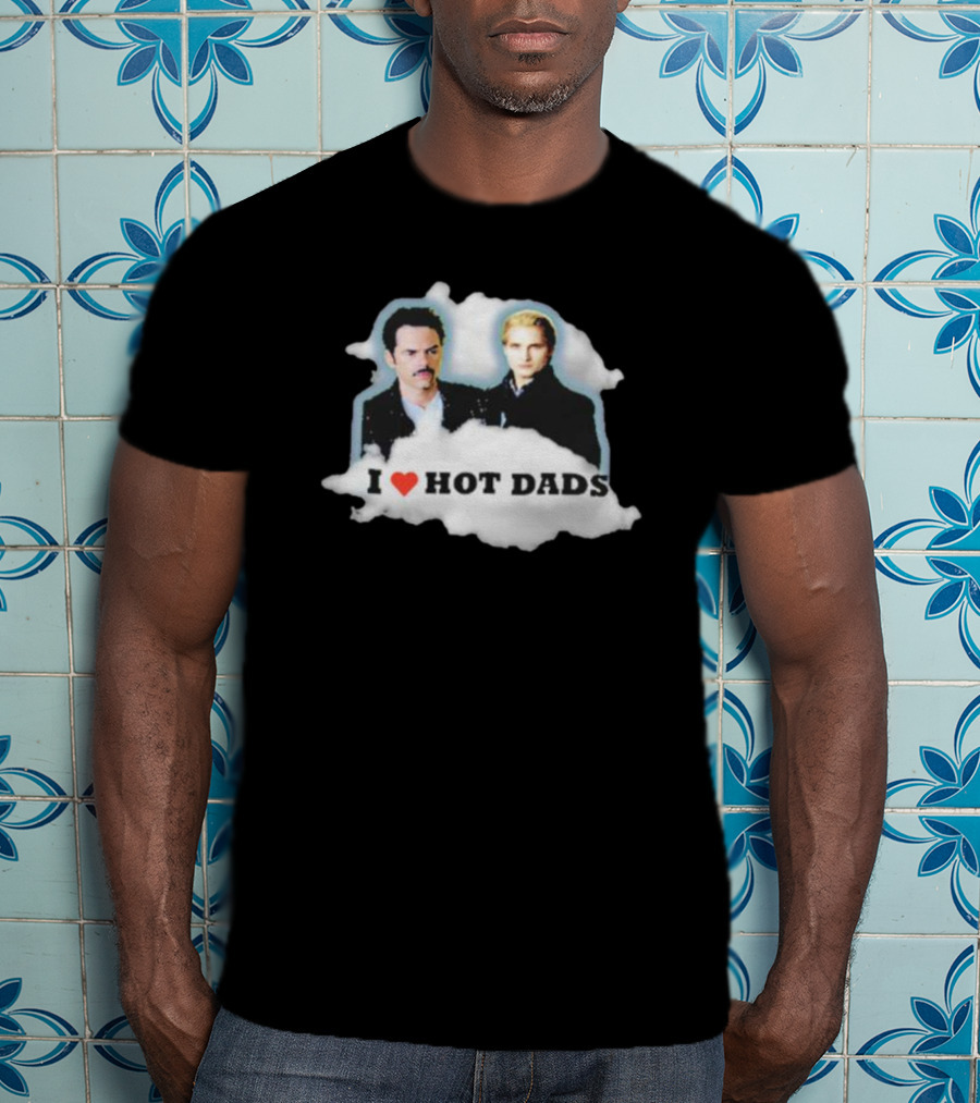 I Heart Hot Dads With Actors In Suits T-Shirt