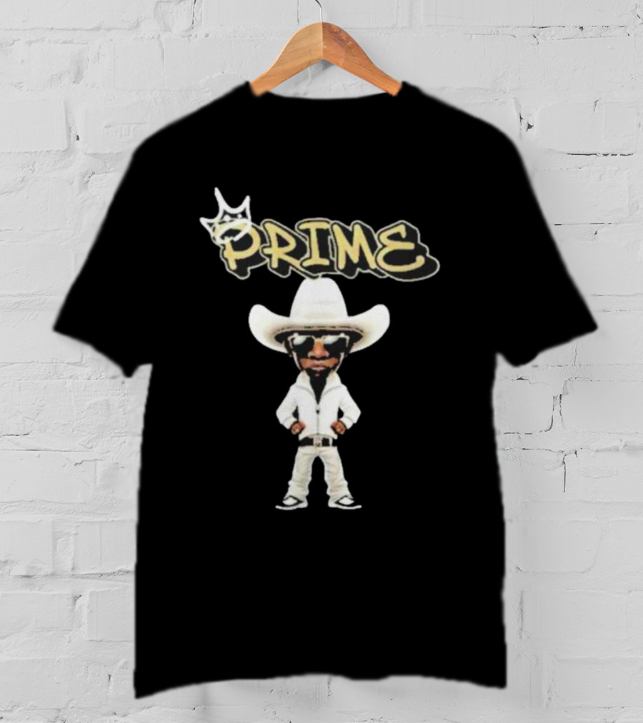 Prime King Deion Sanders Cowboy Outfit Iconic T-Shirt