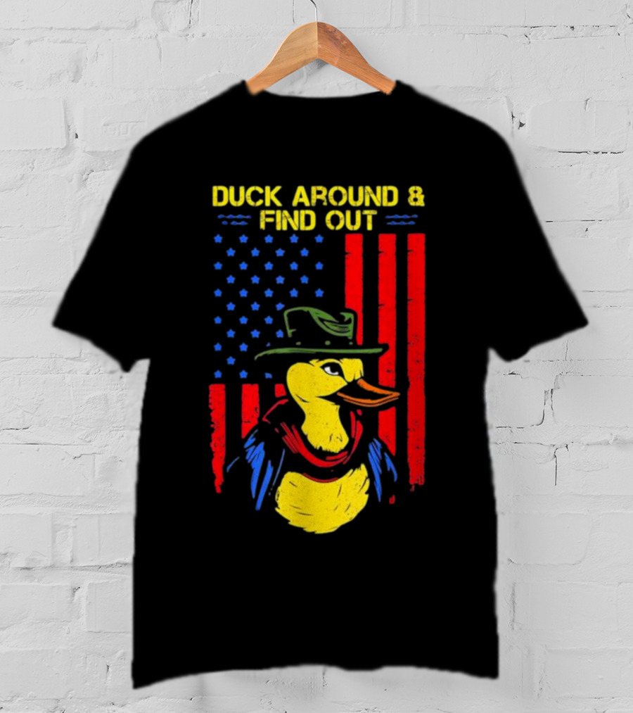 Oregon Duck Around And Find Out Patriotic T-Shirt