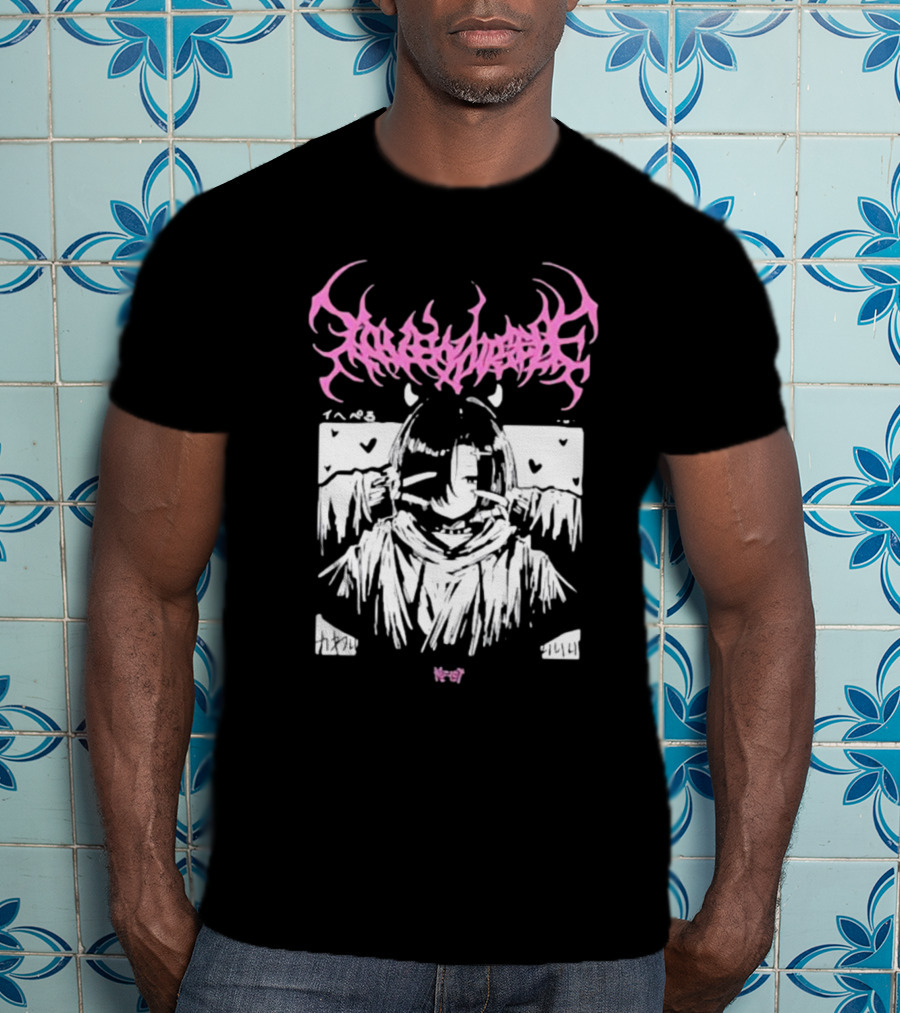 Loveyourself Gothic Anime Aesthetic Hearts T-Shirt