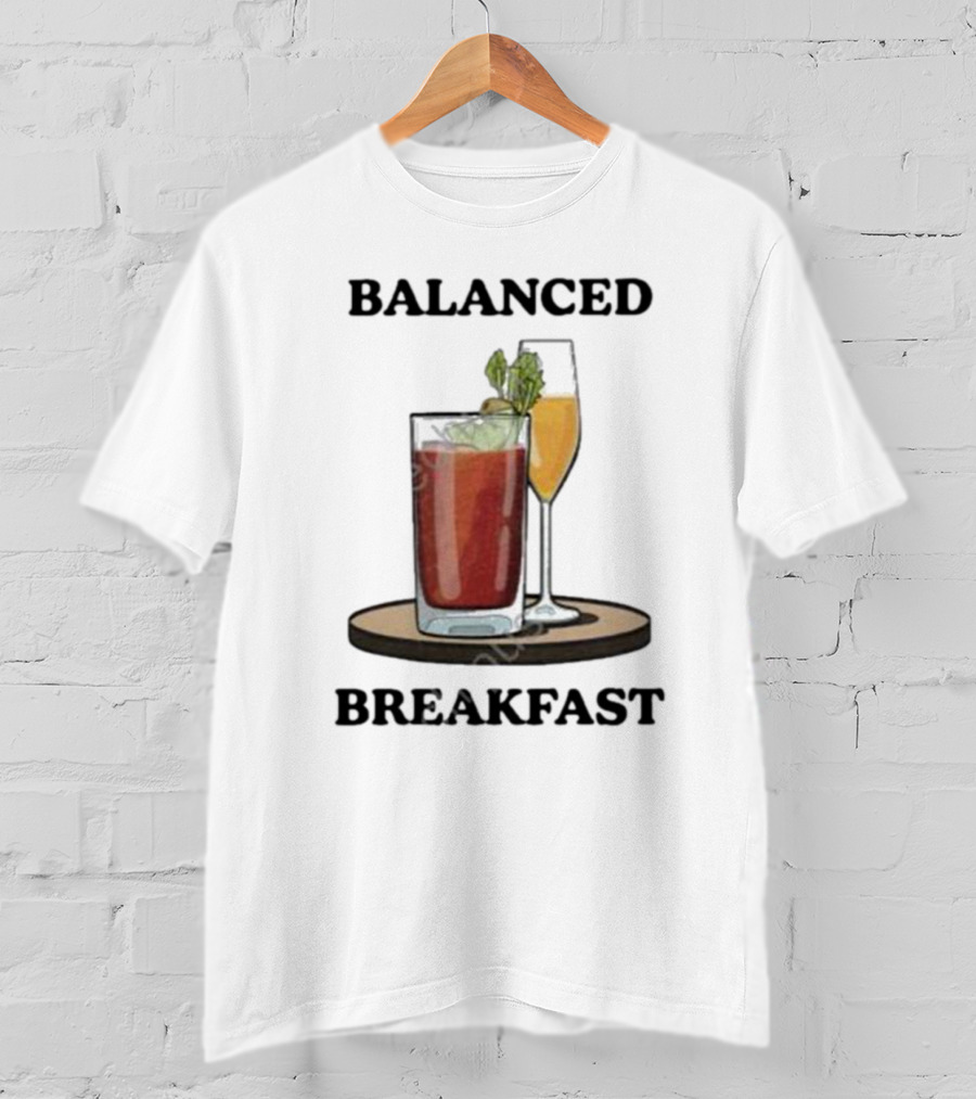 Balanced Breakfast Bloody Mary Mimosa Duo T-Shirt