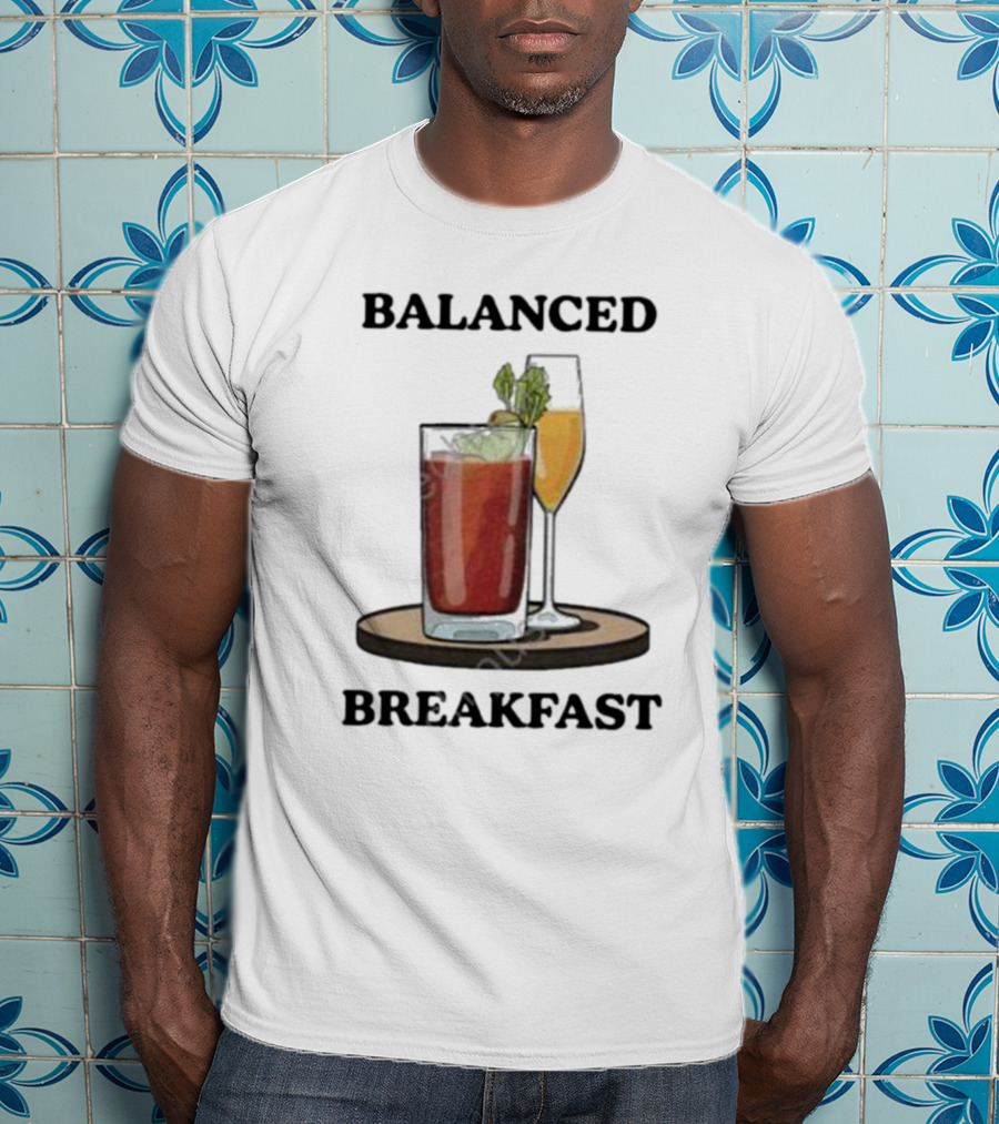 Balanced Breakfast Bloody Mary Mimosa Duo T-Shirt