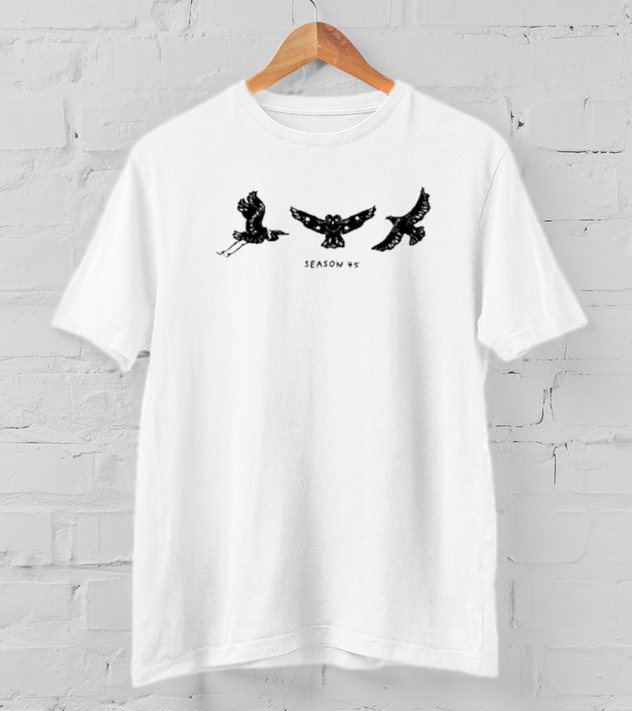 O Meyer Season 45 Icons Bird Trio T-Shirt