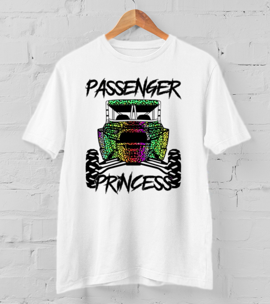 Passenger Princess Colorful Off-Road UTV T-Shirt