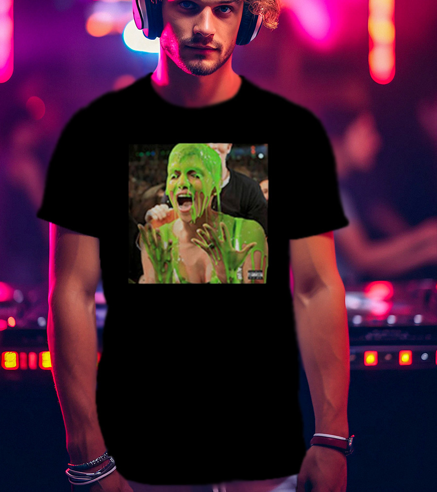 Drake Slime You Out Album Cover Green Slime Woman T-Shirt