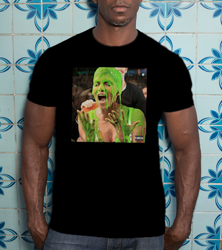 Drake Slime You Out Album Cover Green Slime Woman T-Shirt