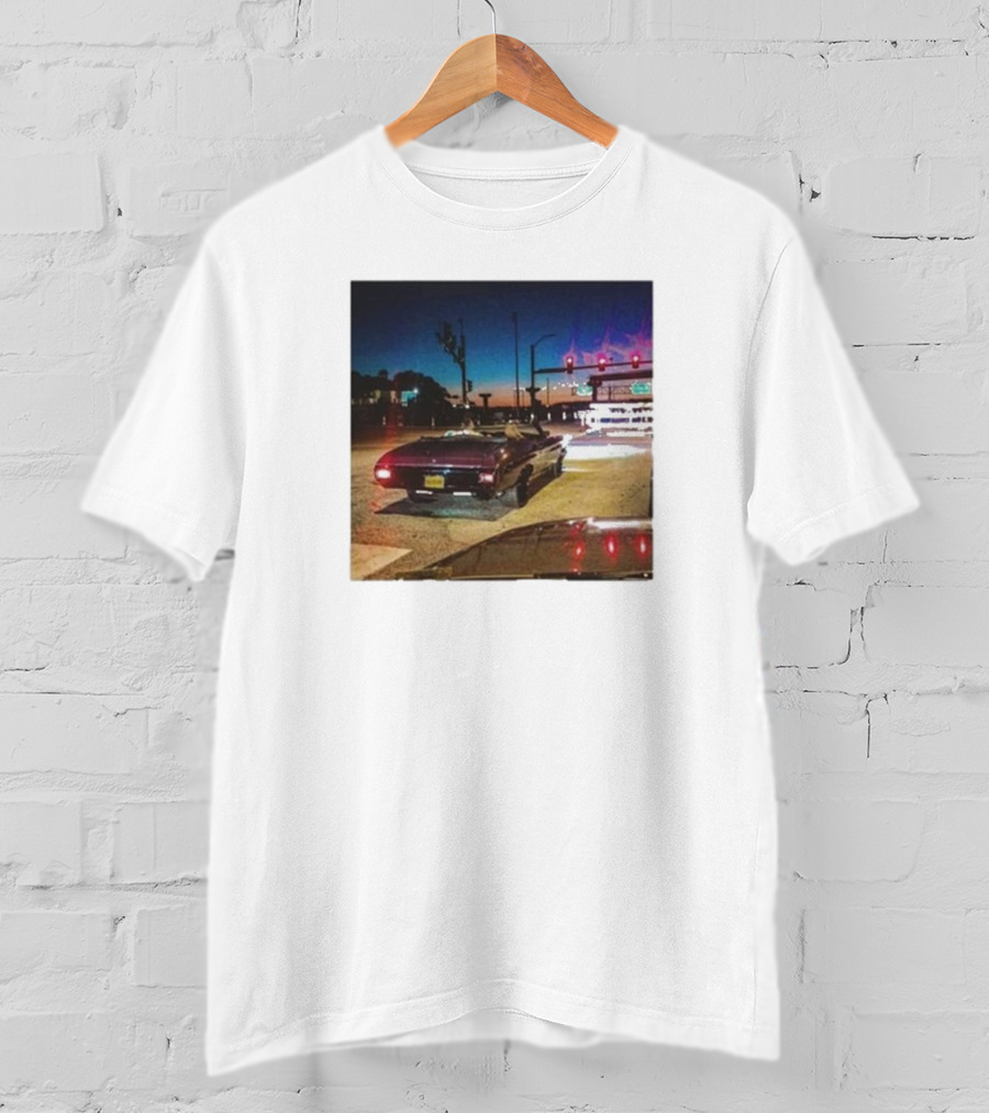Intheclutch Bad Blood Taylor Night Drive Vintage Car Scene T-Shirt
