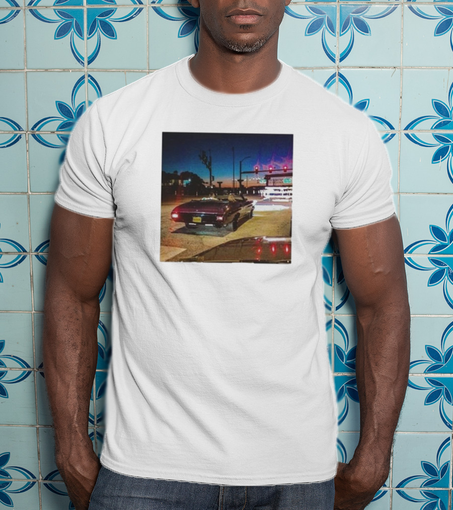 Intheclutch Bad Blood Taylor Night Drive Vintage Car Scene T-Shirt