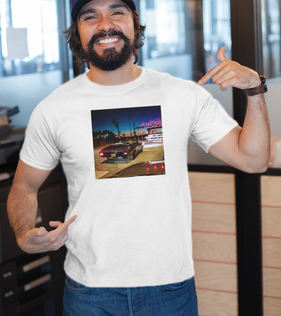 Intheclutch Bad Blood Taylor Night Drive Vintage Car Scene T-Shirt