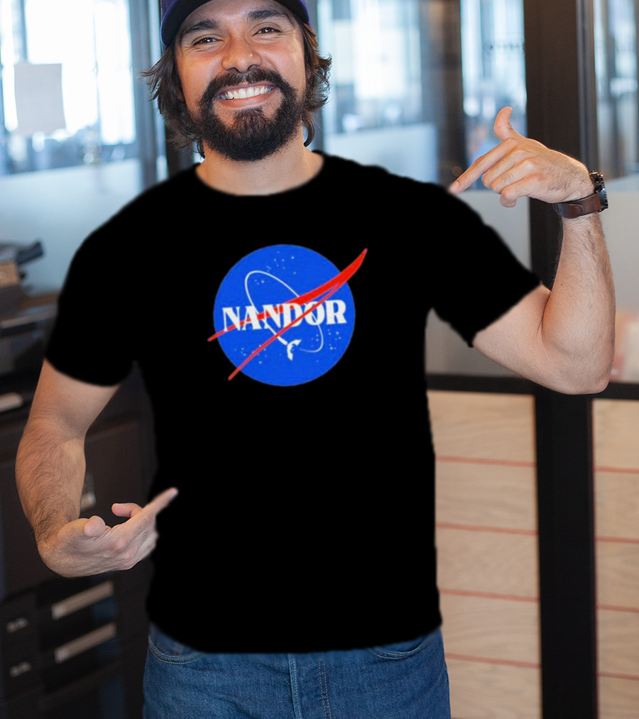 Harvey Guillen Nandor NASA T-Shirt