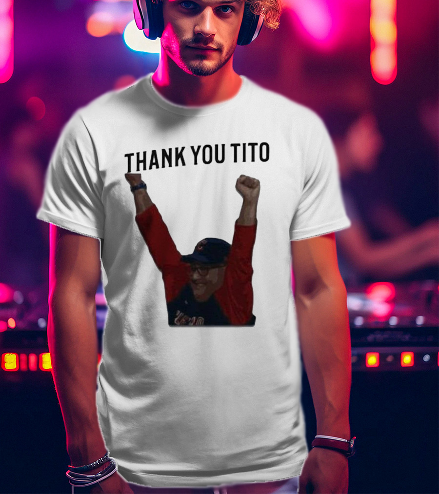 Thank You Tito Guardians Baseball T-Shirt