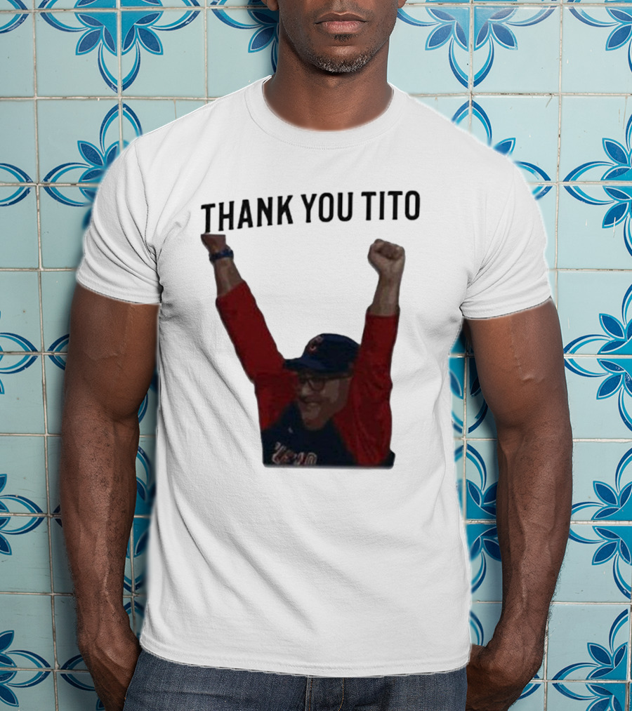 Thank You Tito Guardians Baseball T-Shirt