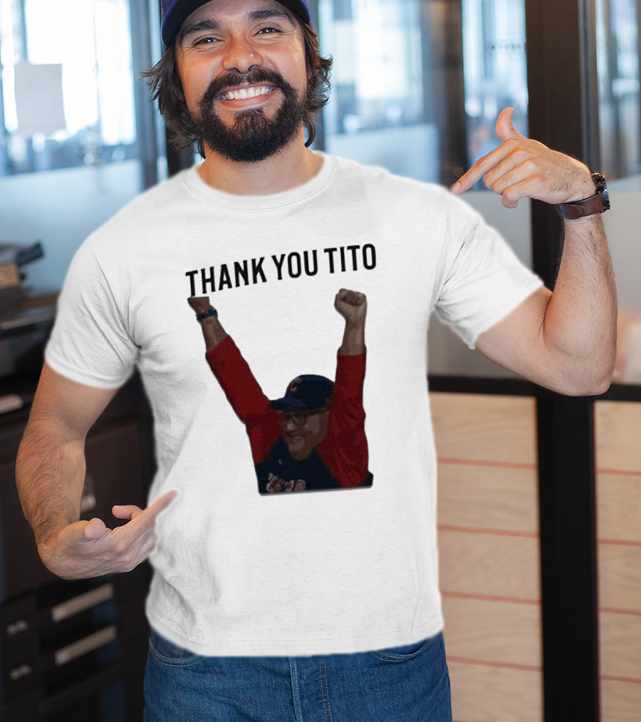 Thank You Tito Guardians Baseball T-Shirt