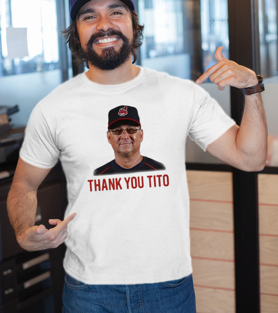 Thank You Tito Terry Francona Farewell Cleveland Indians T-Shirt