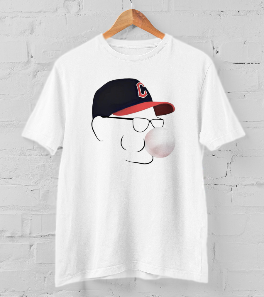 Terry Francona Tito Bubblegum C Logo Hat T-Shirt