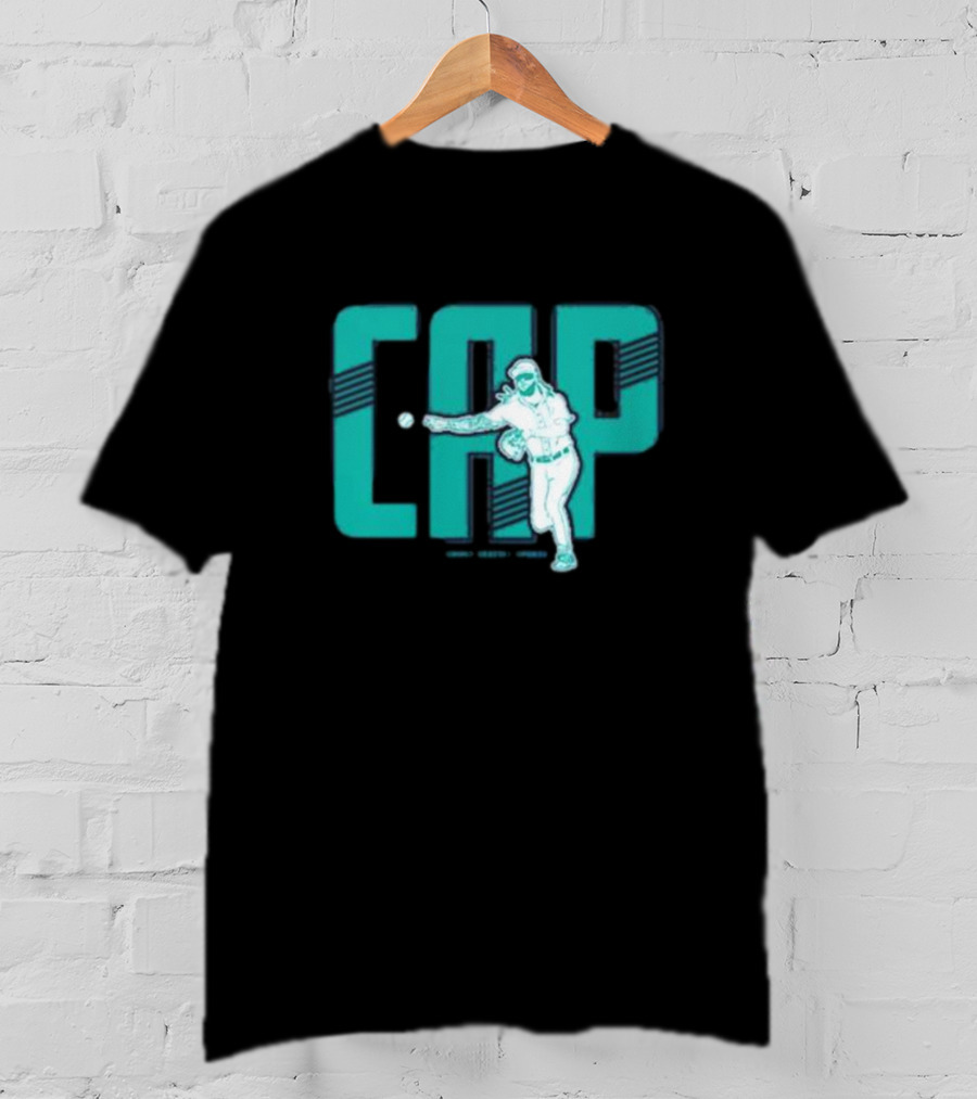 CAP Simply Seattle Sports Baseball Pitcher T-Shirt
