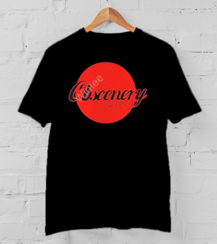 Enjoy Obscenery Queens Red Circle T-Shirt