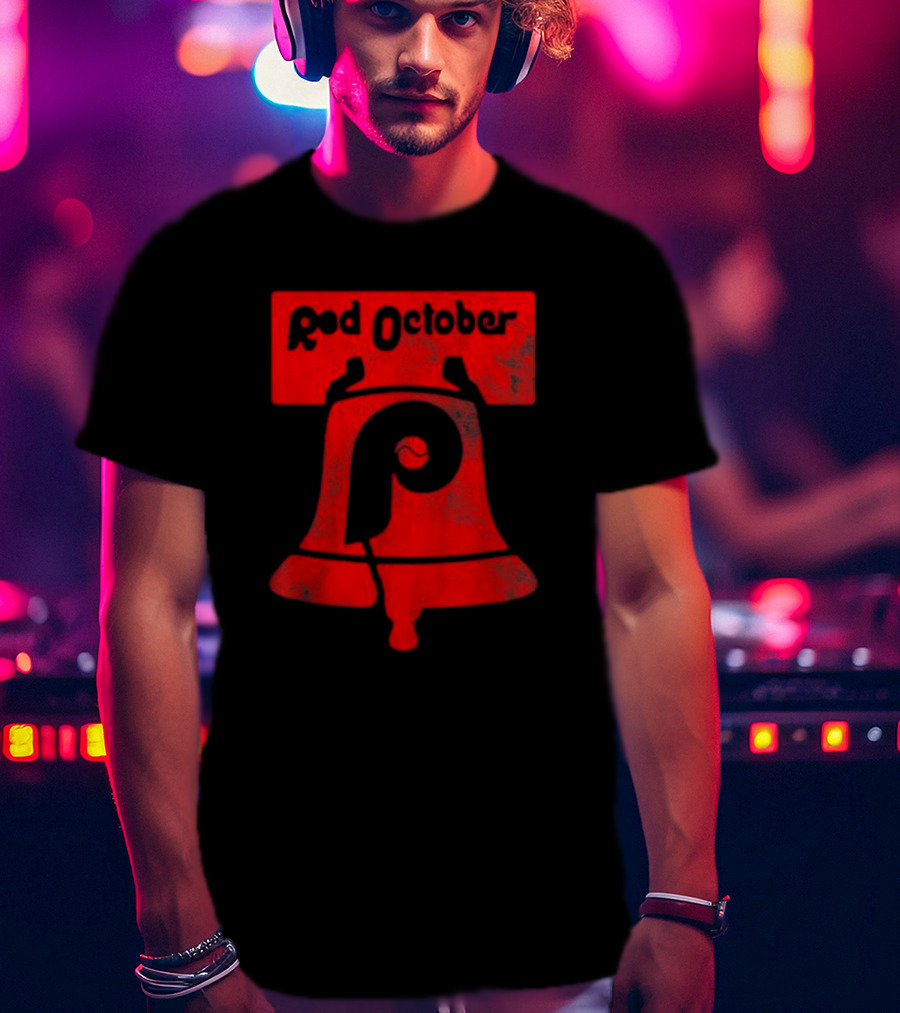 Red October Philadelphia Bell Vintage Phillies T-Shirt