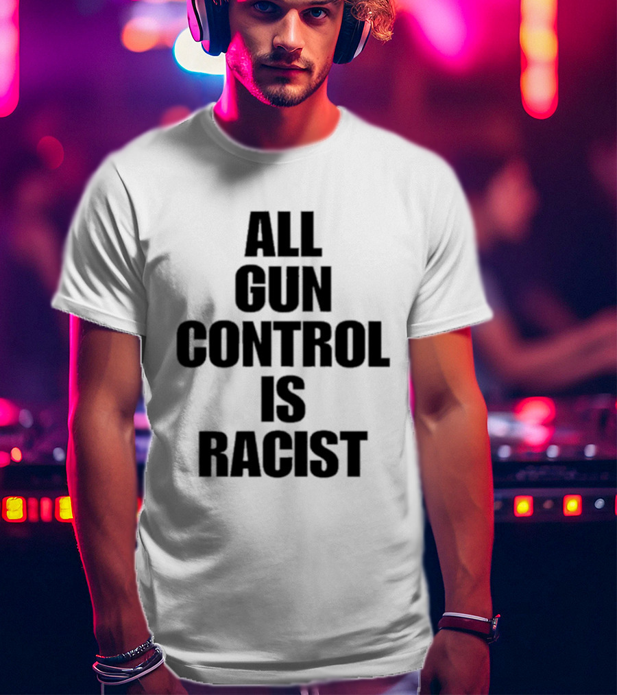 Black Patriot Vet All Gun Control Is Racist T-Shirt