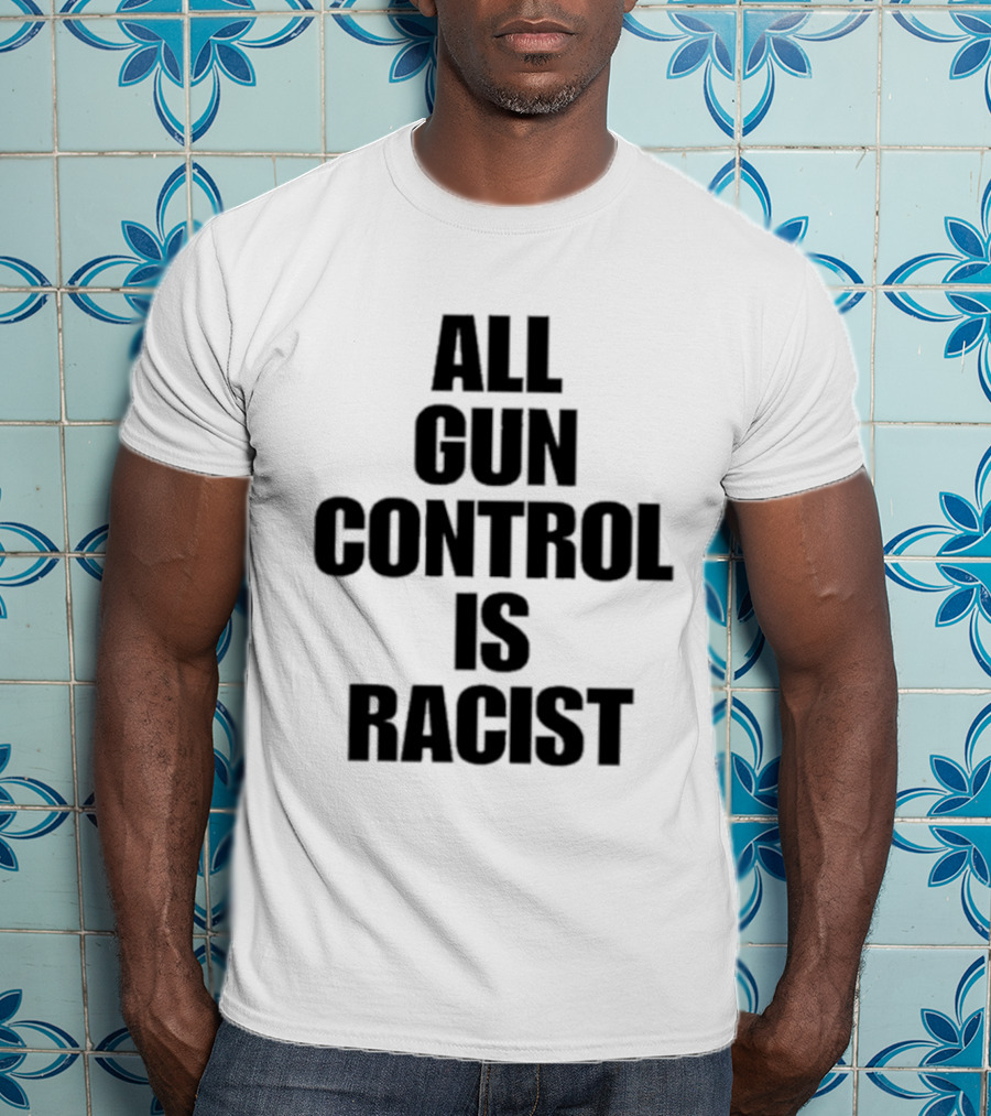 Black Patriot Vet All Gun Control Is Racist T-Shirt