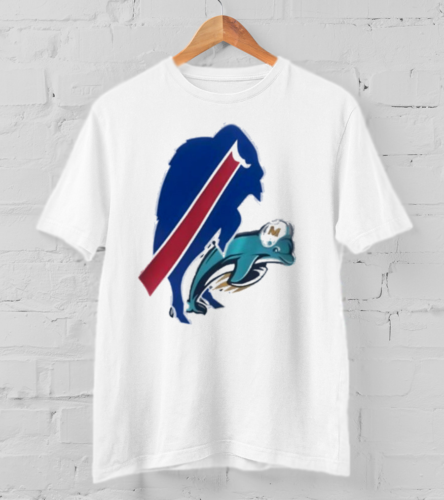 Buffalo Bills Doggy Miami Dolphins T-Shirt