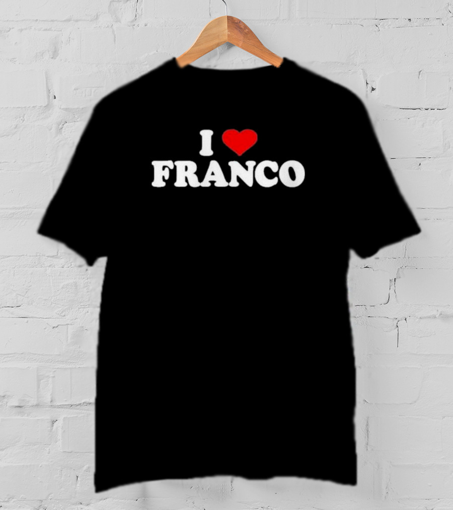 Nicki Minaj I Love Franco Red Heart T-Shirt