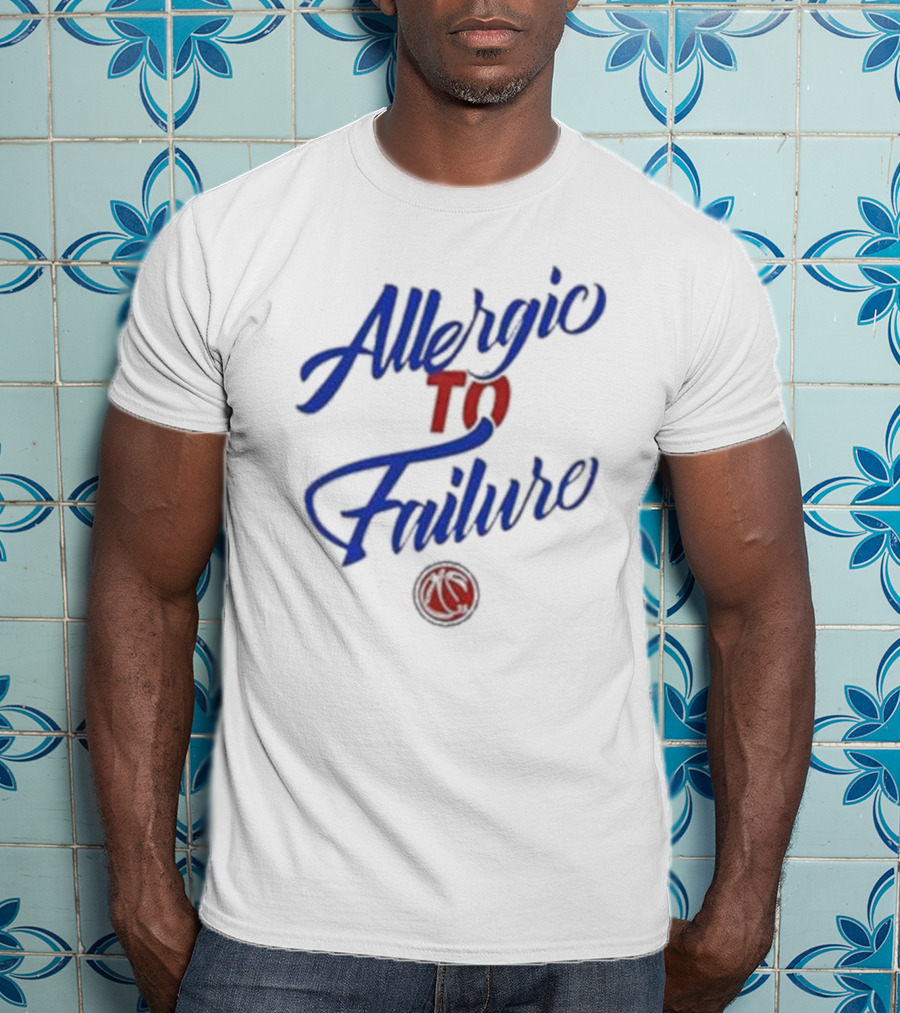 Allergic To Failure Robert Covington Basketball Motif T-Shirt