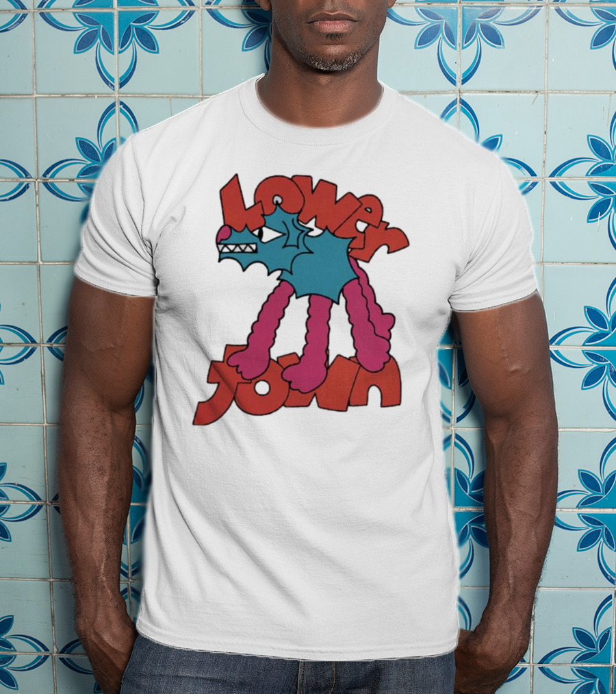 Lowertown Playful Cartoon Dog T-Shirt