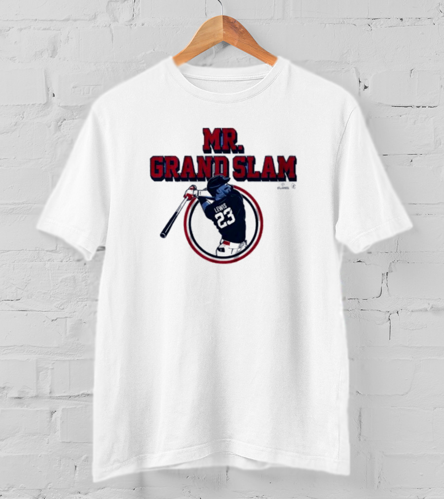 Mr Grand Slam Royce Lewis 23 Baseball Power Hitter T-Shirt