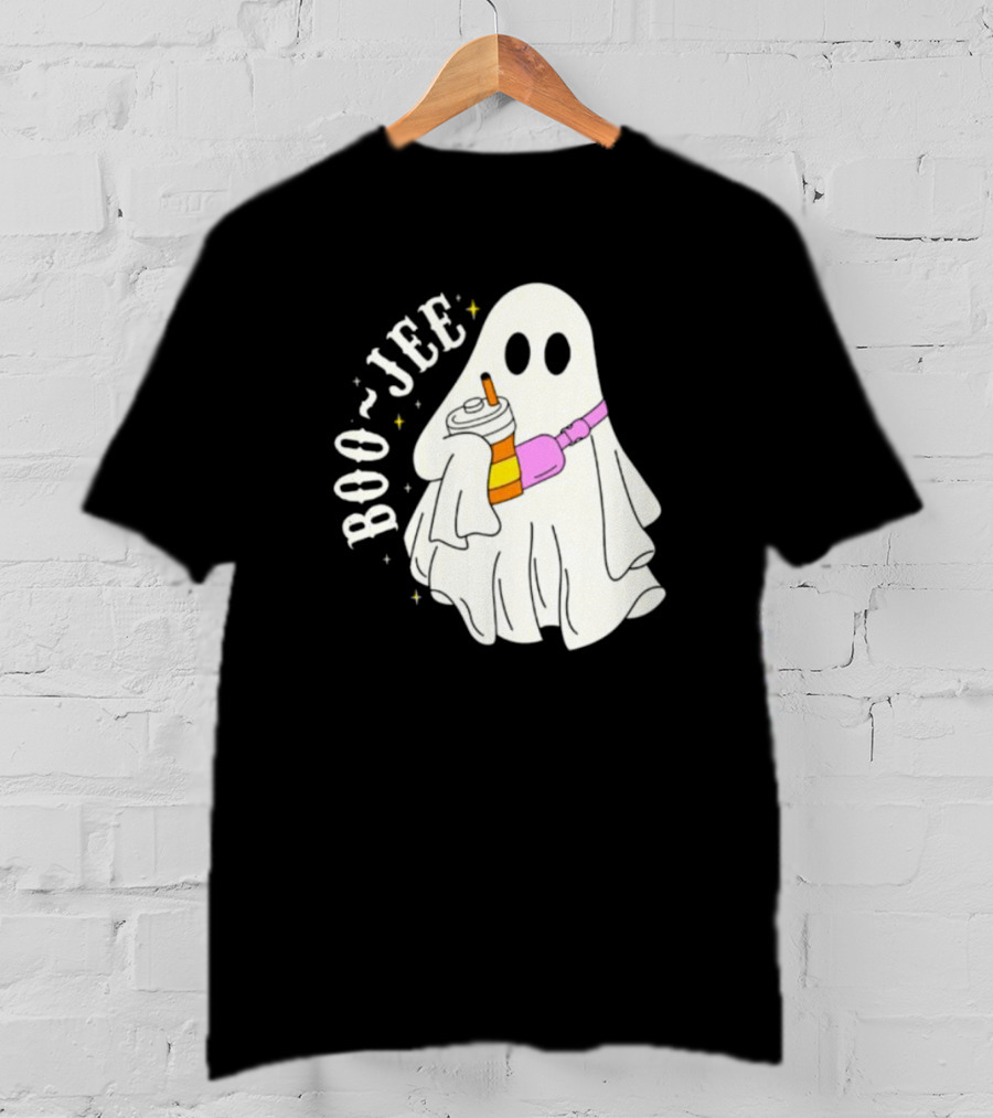 Boo Jee Ghost Cute Funny Halloween Ghost Boo-Jee T-Shirt