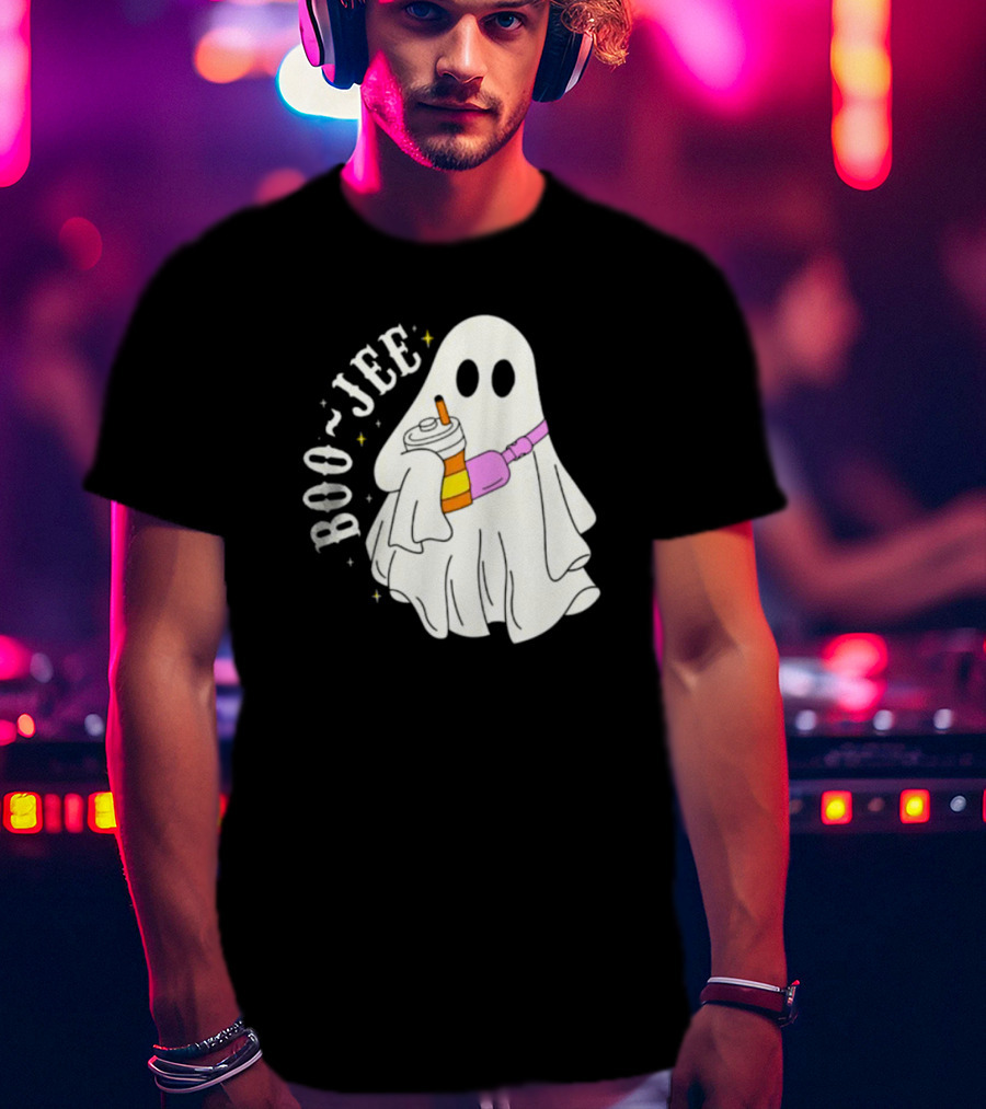 Boo Jee Ghost Cute Funny Halloween Ghost Boo-Jee T-Shirt