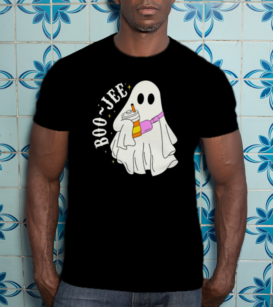 Boo Jee Ghost Cute Funny Halloween Ghost Boo-Jee T-Shirt