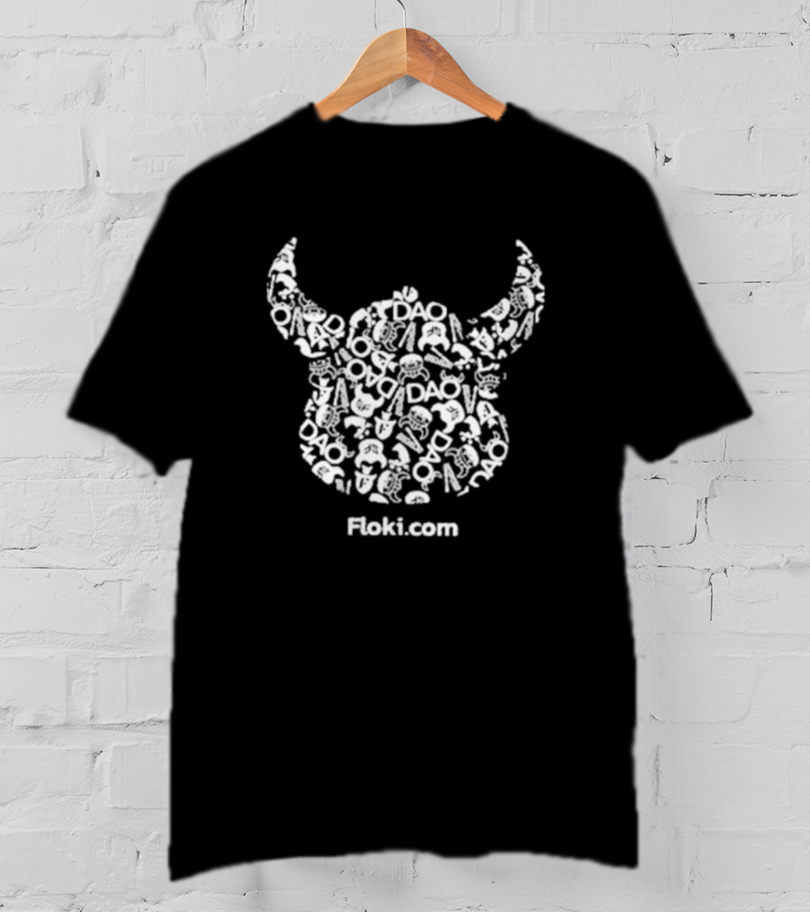 Floki Dao Community Approved Viking Helmet Floki.com T-Shirt