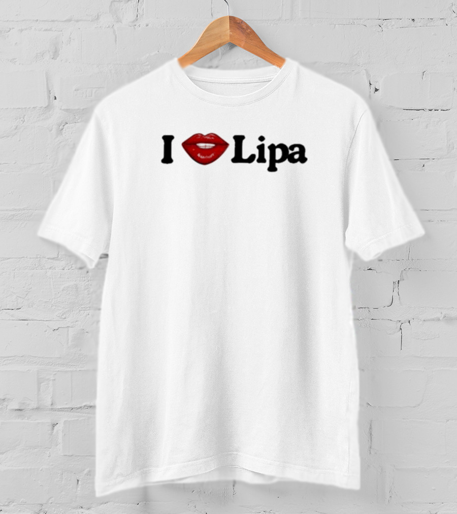 I Lip Lipa Shirt Simplelipa I Love Lipa Red Lips T-Shirt