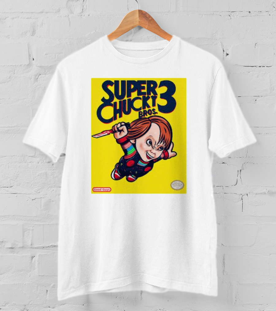 Super Chucky Bros 3 Good Guys Retro Game T-Shirt