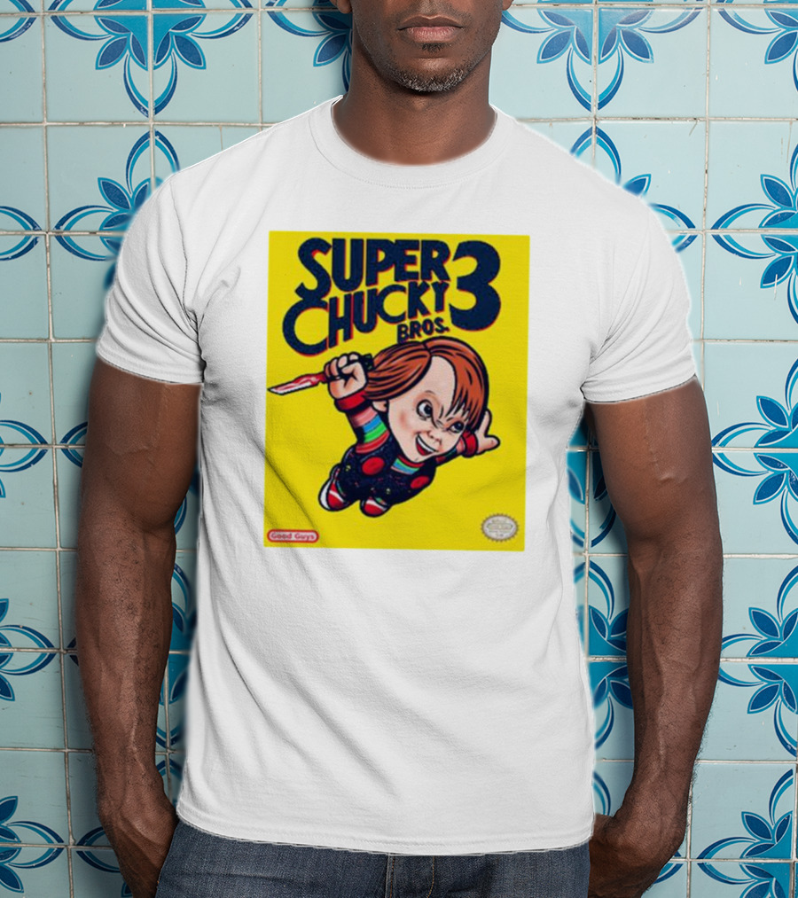 Super Chucky Bros 3 Good Guys Retro Game T-Shirt