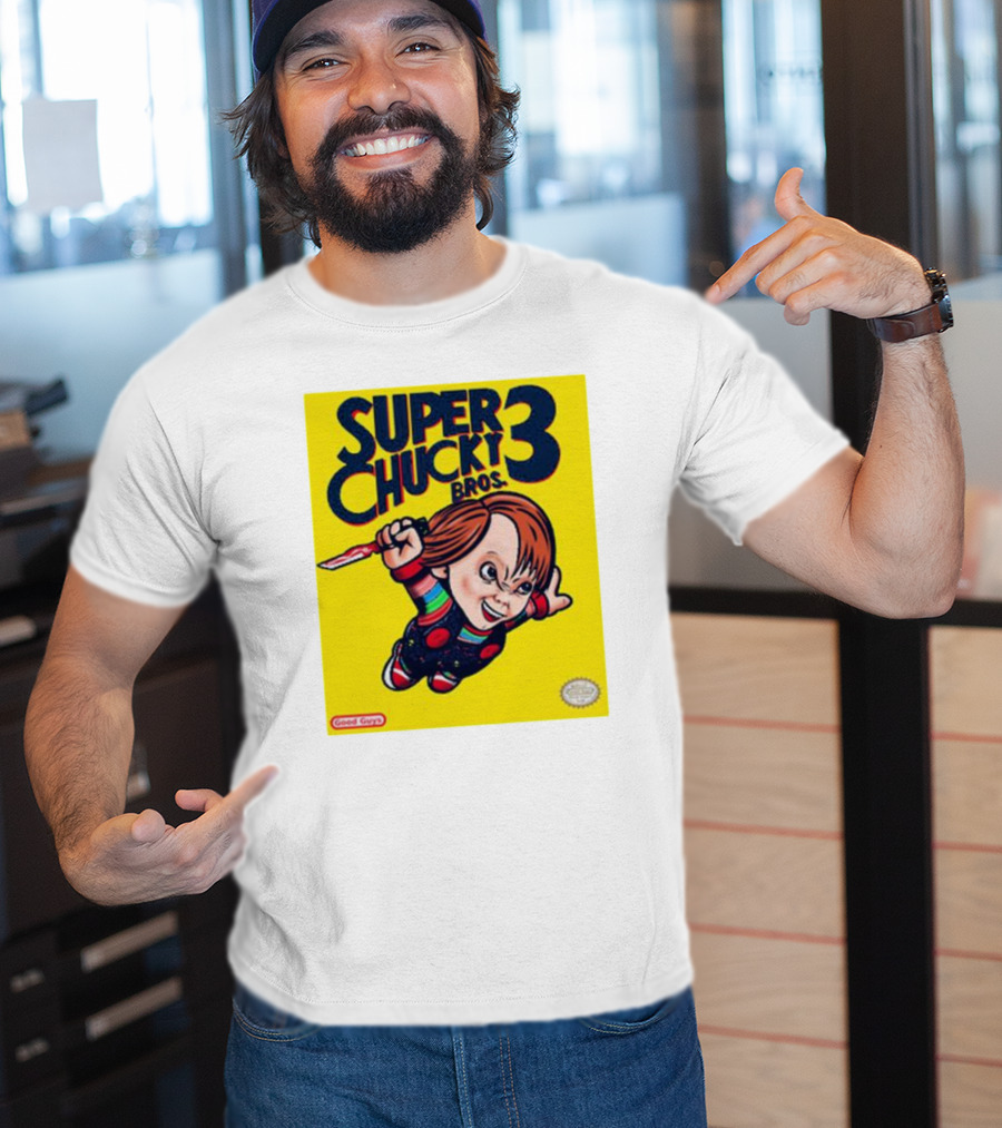 Super Chucky Bros 3 Good Guys Retro Game T-Shirt