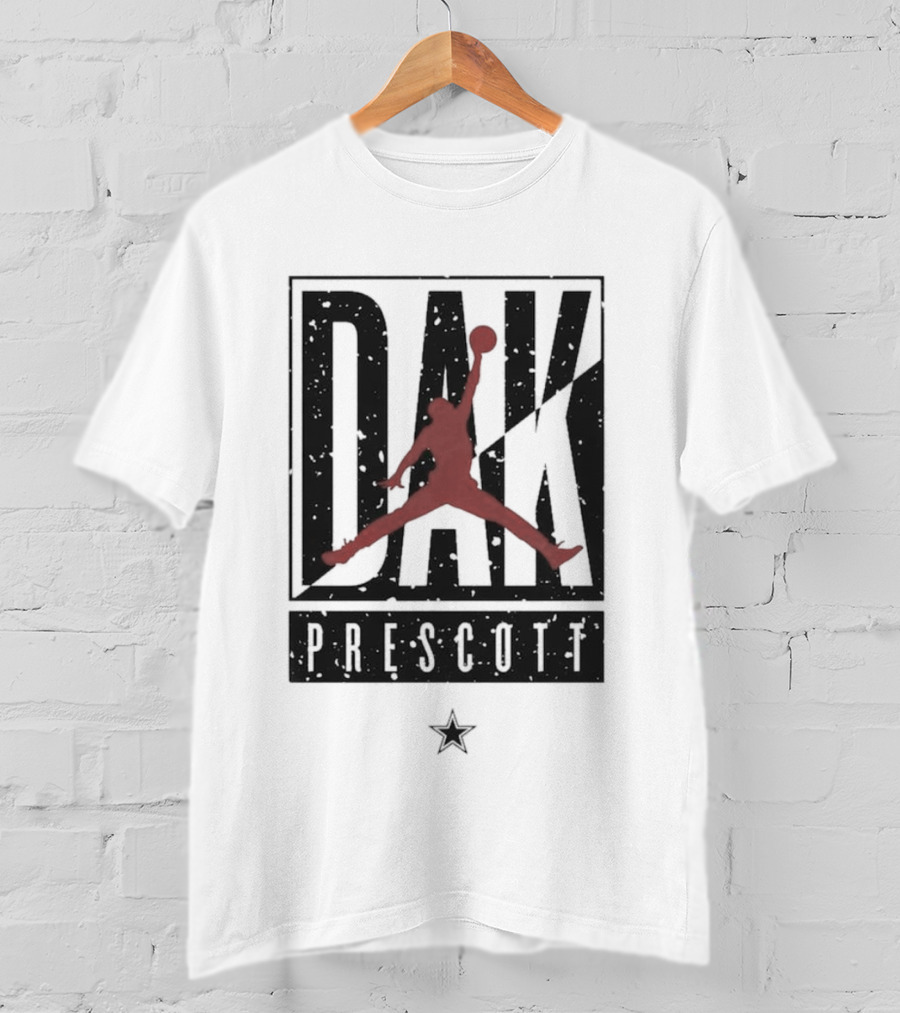 Dak Prescott Dallas Cowboys Jumpman T-Shirt