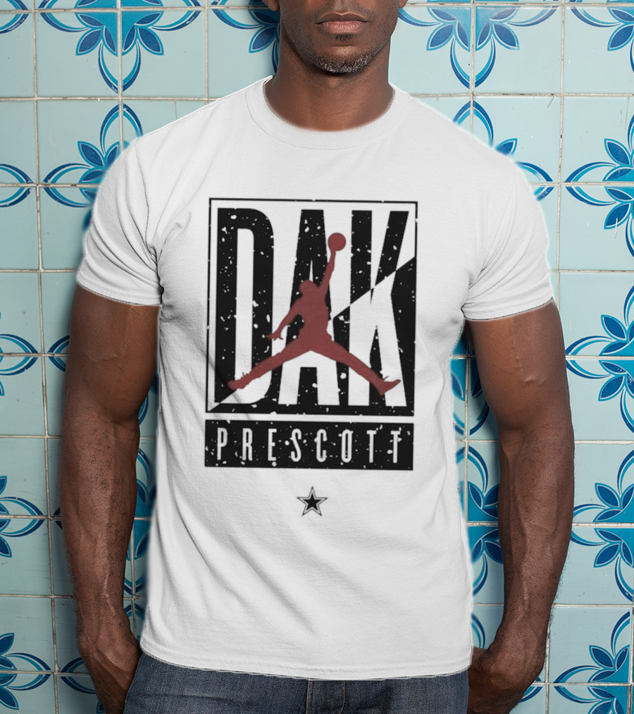 Dak Prescott Dallas Cowboys Jumpman T-Shirt