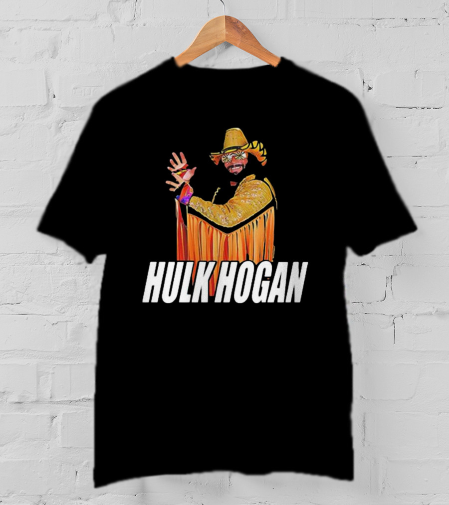 Macho Hulk Hogan Retro Style Wrestler Costume T-Shirt