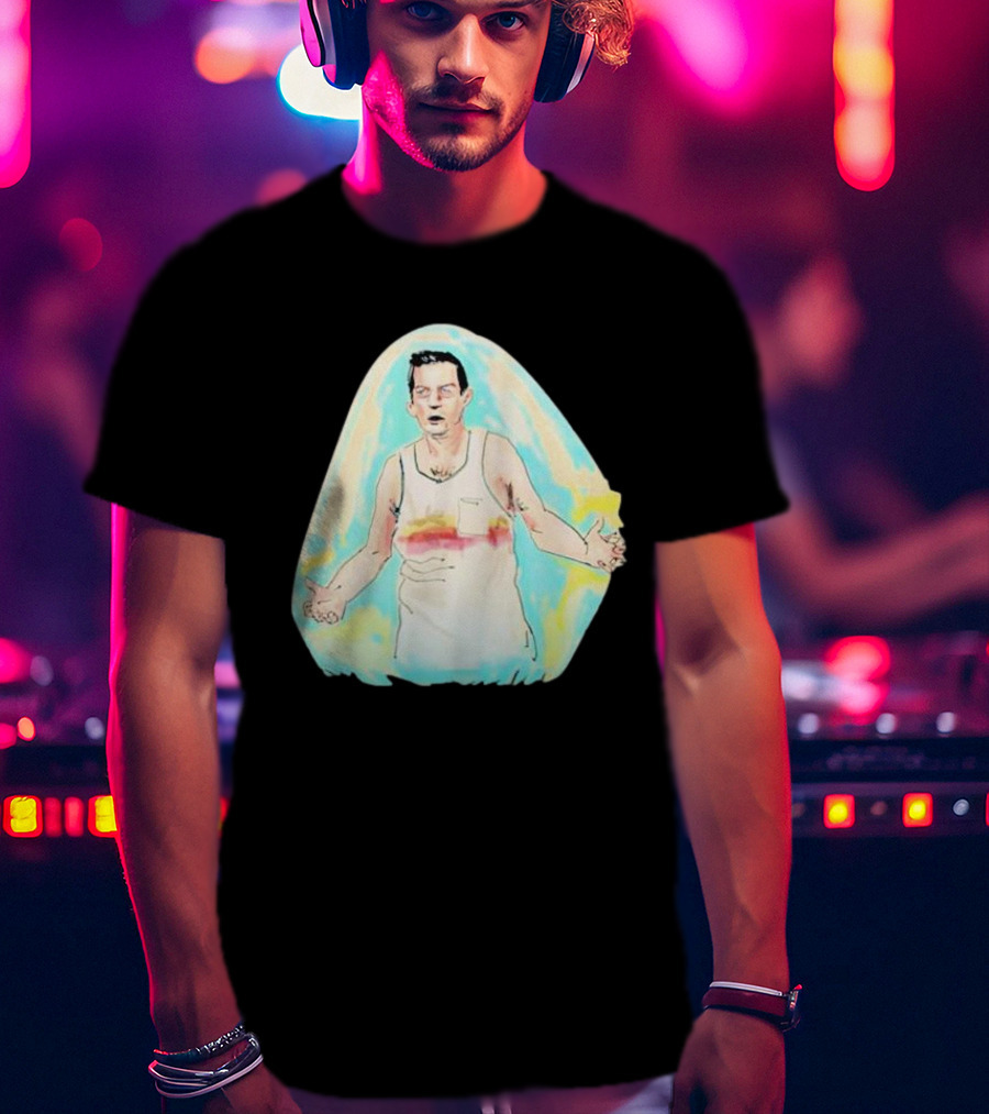 Mike Scollins Aura Character Illustration Tank Top T-Shirt