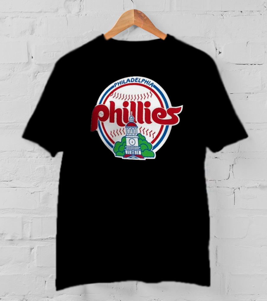 Philadelphia Phillies Cooperstown Collection Historic Liberty Bell Baseball T-Shirt